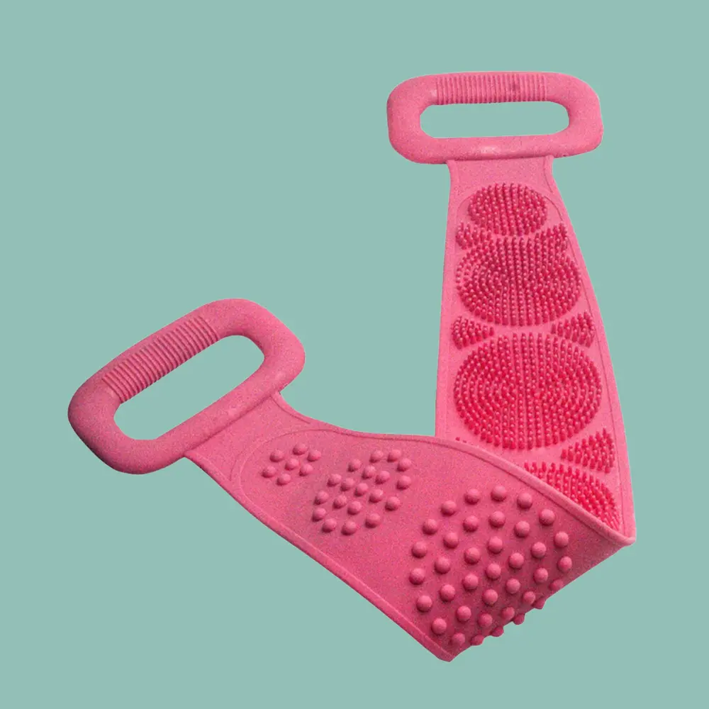 Long Silicone Bath Brush